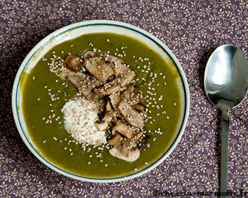 Soupe de chou kale et pommes de terre