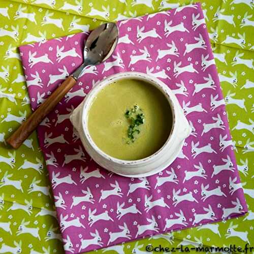 Soupe de fanes de radis et petits pois (Recette avec ou sans Cook Expert de Magimix)