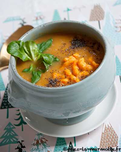 Soupe de navet et patate douce aux épices Tandoori