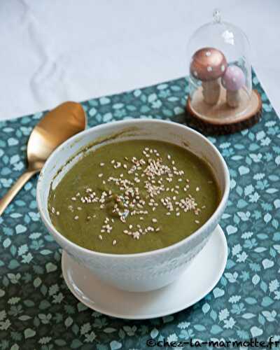 Soupe épinards et chou-fleur