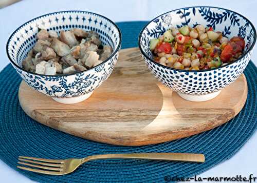 Taboulé de pois chiches aux légumes