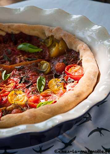 Tarte à la tomate toute simple