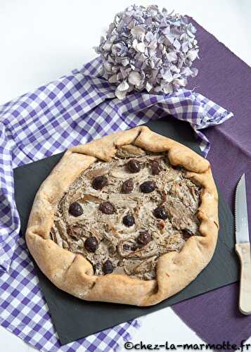 Tarte rustique à l’aubergine