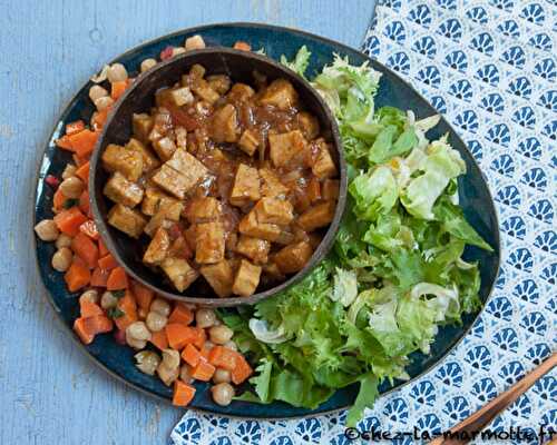 Tempeh glaçé à l’orange (Cuisine végétale)