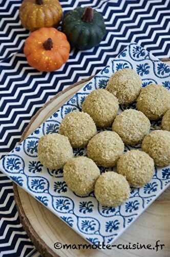 Boulettes brocoli et pois chiches