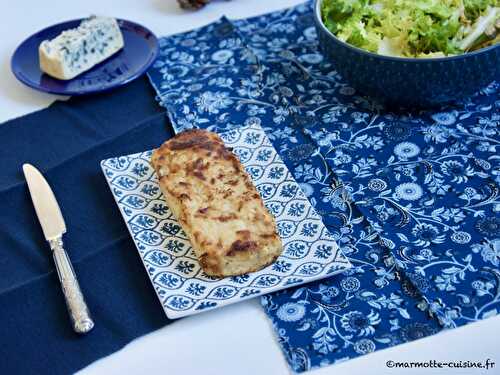 Financier salé poire et bleu