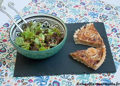 Tarte à l’oignon et au chèvre