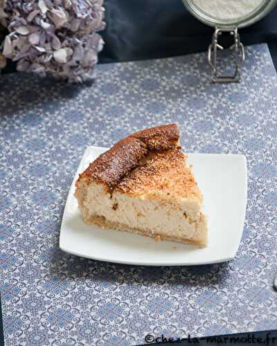 Tarte au yaourt à la grecque et à la noix de coco