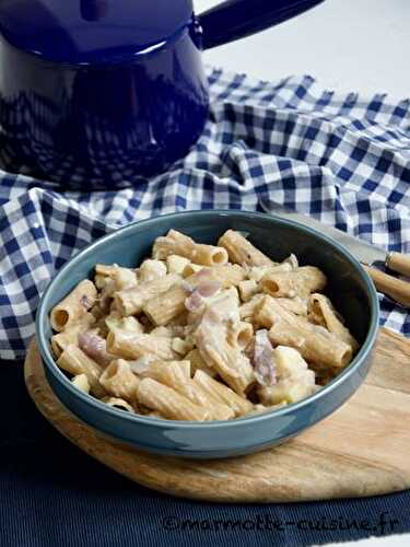 Pâtes aux panais et au gorgonzola (Un légume, trois recettes)