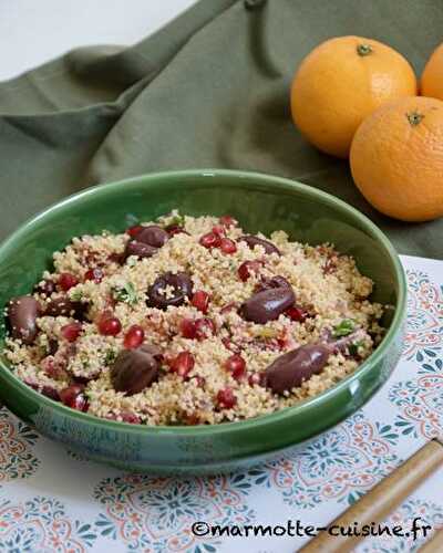 Taboulé aux agrumes et olives Kalamata