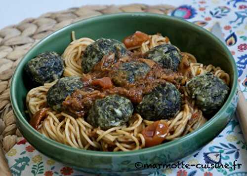 Boulettes de blettes à la niçoise