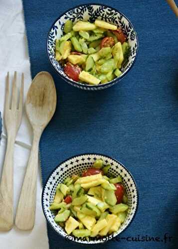 Crudités au curry madras