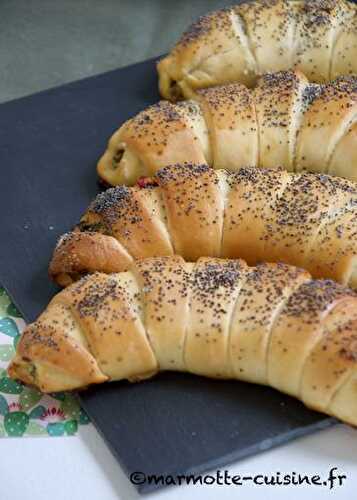 Croissants briochés farcis (Recette anti-gaspillage)