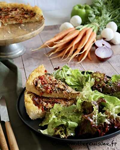 Tarte aux vermicelles et légumes de saison