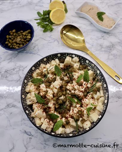 Salade de chou-rave à la sauce tonnato 