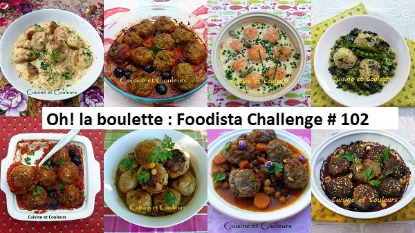 Tajine de boulettes de dinde aux épinards et olives violettes (Foodista Challenge #102)