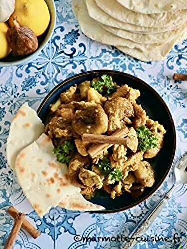 Tajine de dinde, figues sèches et citron confit 