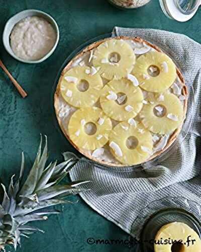 Tarte ananas et noix de coco 