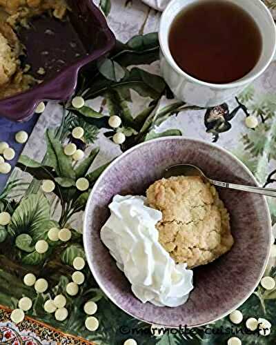 Cobbler banane-chocolat-coco