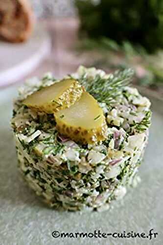 Tartare de navet nouveau (Un légume, trois recettes) 