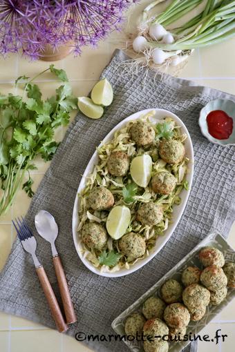 Boulettes de poisson printanières (Boulettes Mania)