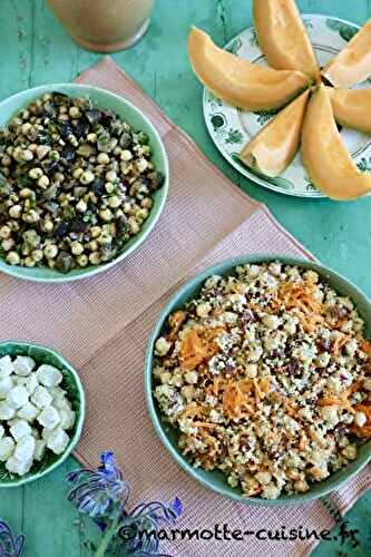Deux salades à base de pois chiches pour continuer à manger des légumineuses en été 