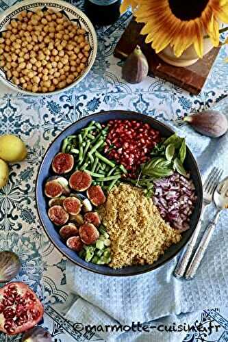 Salade composée aux figues 