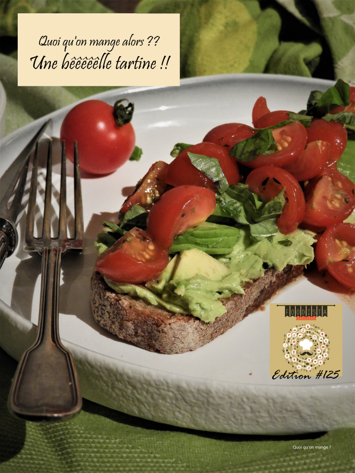 Toasts aux haricots verts braisés (Foodista Challenge #125) 