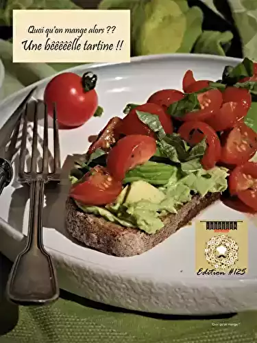 Toasts aux haricots verts braisés (Foodista Challenge #125) 
