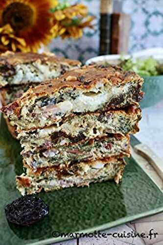 Viande ou poisson : le cake aux légumes 