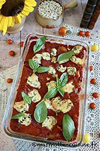 Pain perdu aux tomates et aux haricots blancs 