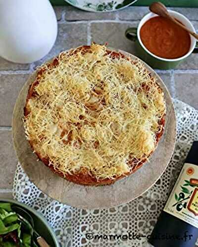 Tourte alla parmigiana et sauce tomate 