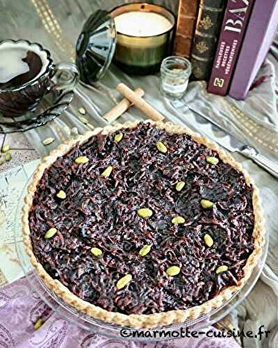 Tarte halwa aux betteraves et pistaches (Un légume, trois recettes) 