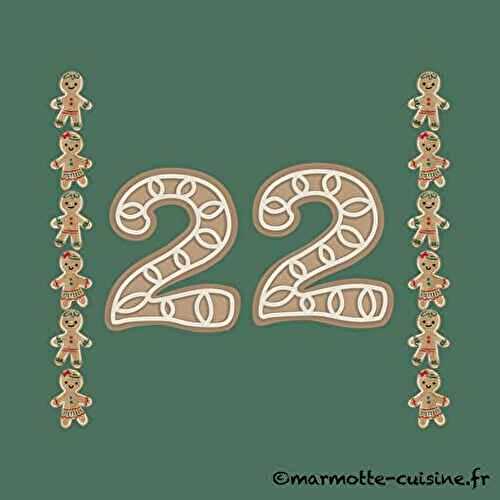 Couronnes de Noël (Calendrier de l’Avent sucré : Case 22) 