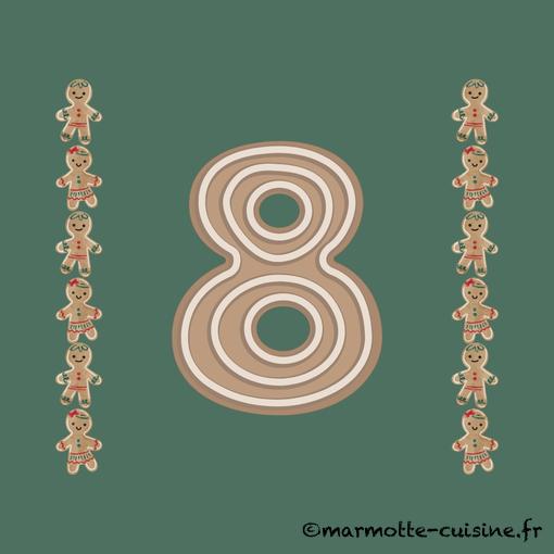 Sablés à la châtaigne (Calendrier de l’Avent sucré : Case 8)