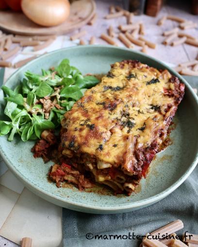 Gratin de pâtes façon Goulash 