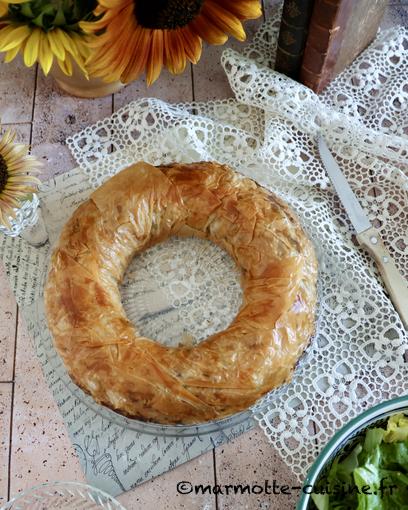 Prasopita, tourte aux poireaux et pruneaux (Un légume, trois recettes) 