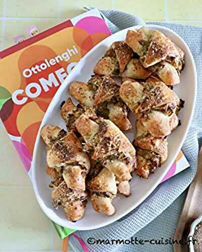 Rugelachs aux poireaux, fromage et zaatar (Un légume, trois recettes) 