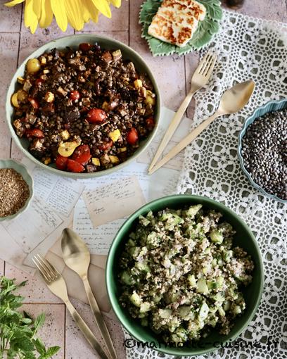 Duo de salades d’été aux épices d’Orient