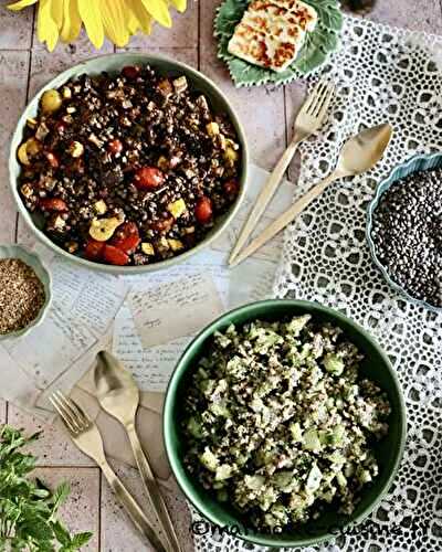 Duo de salades d’été aux épices d’Orient 