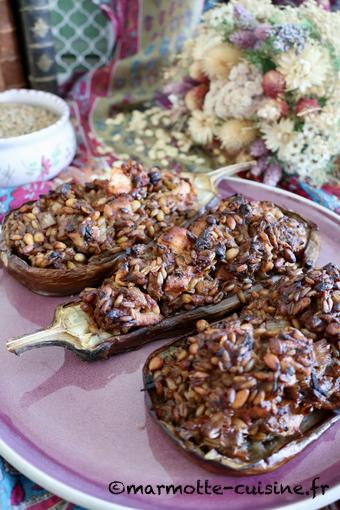Légumes farcis au freekeh et au lapin (Un légume, trois recettes) 