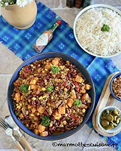 Chili con carne aux tomates vertes (spécial fin de récolte)