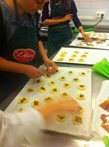 Cours de patisserie chez Delacre ...