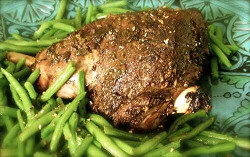 GIGOT D'AGNEAU À LA MAROCAINE