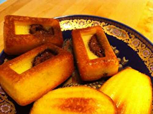 Madeleine saveur vanille et ... Chocolat....