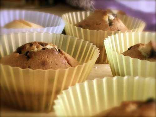 Muffins citron et pépites de chocolats....