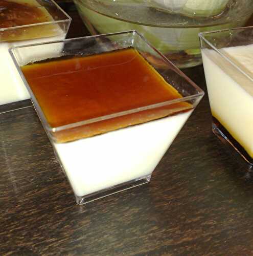 Panacotta orange - amandes amères et ...