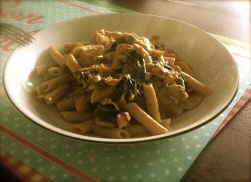 Penne aux saveurs asiatique ...