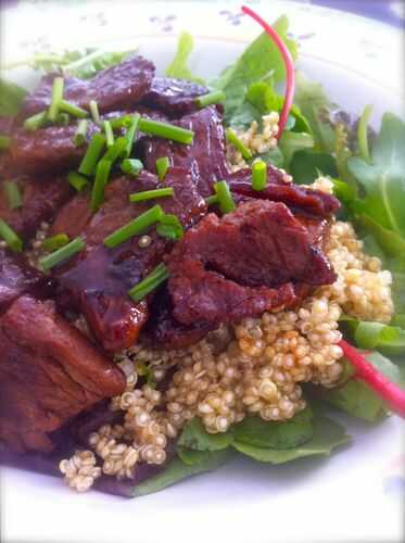 Salade Quinoa Boeuf Caramélisé ...