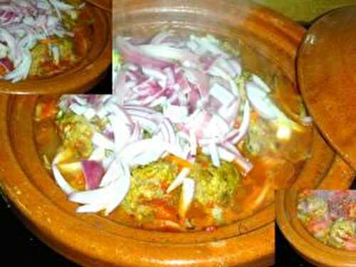 TAJINE AUX BOULETTES DE VIANDE